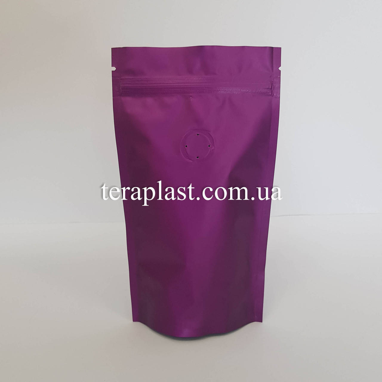 

Дой-Пак 50г фуксия 100х170 с зип замком с клапаном для кофе