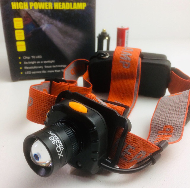 

Налобный фонарь с датчиком движения XQ-36