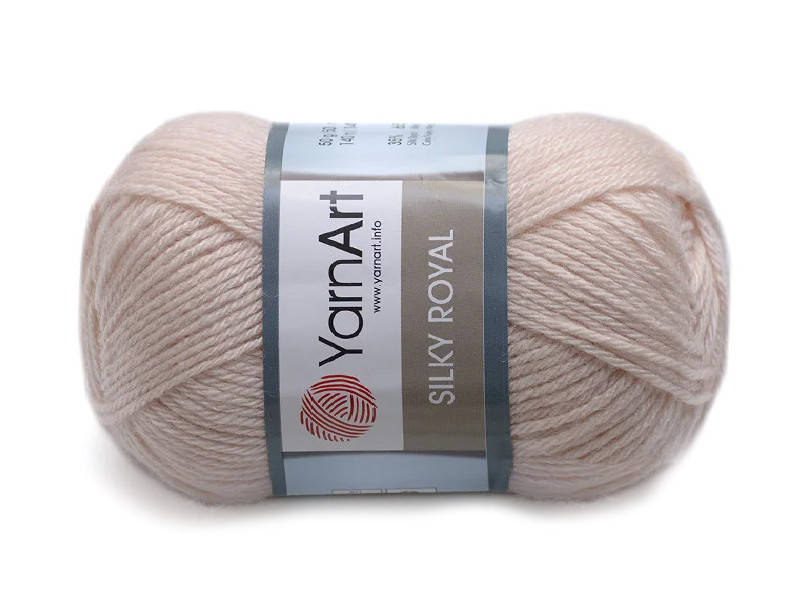 

YarnArt Silky Royal, Светлая пудра №441, Бежевый