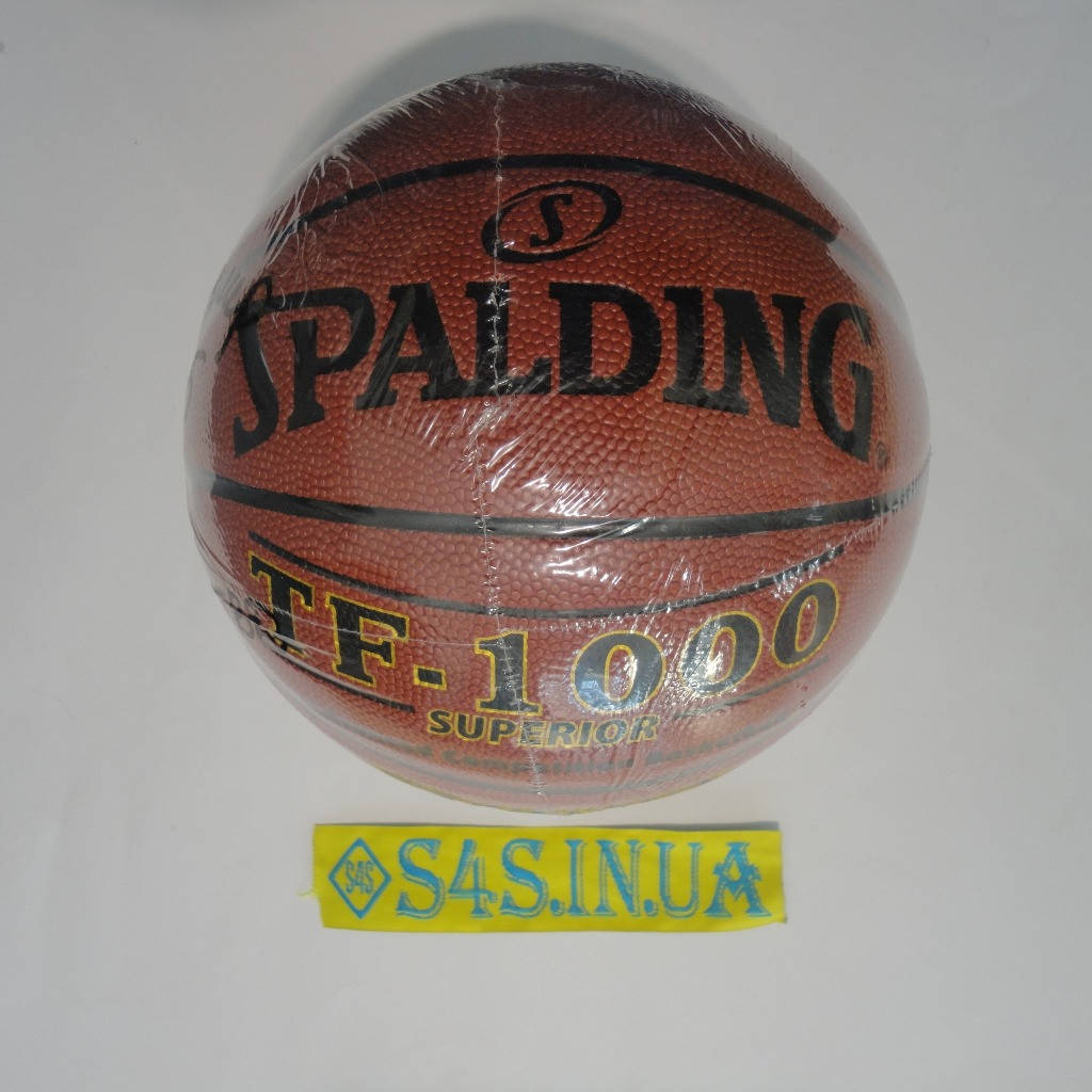 

Мяч баскетбольный Spalding PU TF-1000 Superior NBA,размер 5,полоса,оранжевый