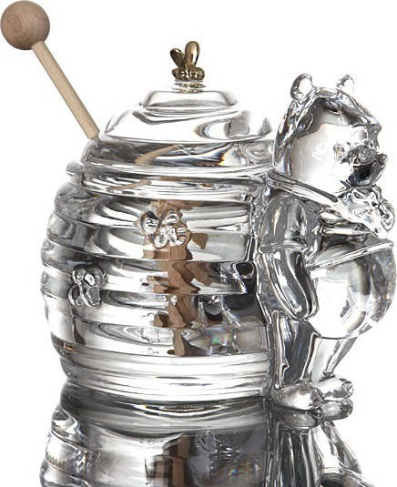 

Хрустальная емкость для меда Bohemia Медведь 53313/69710/150