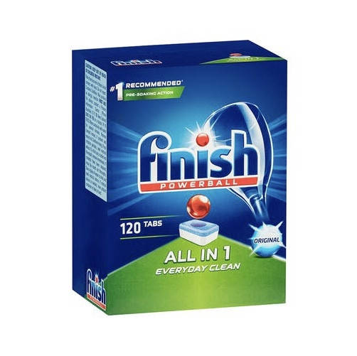 

Finish All In One Powerball Таблетки для посудомийних машини 120 шт