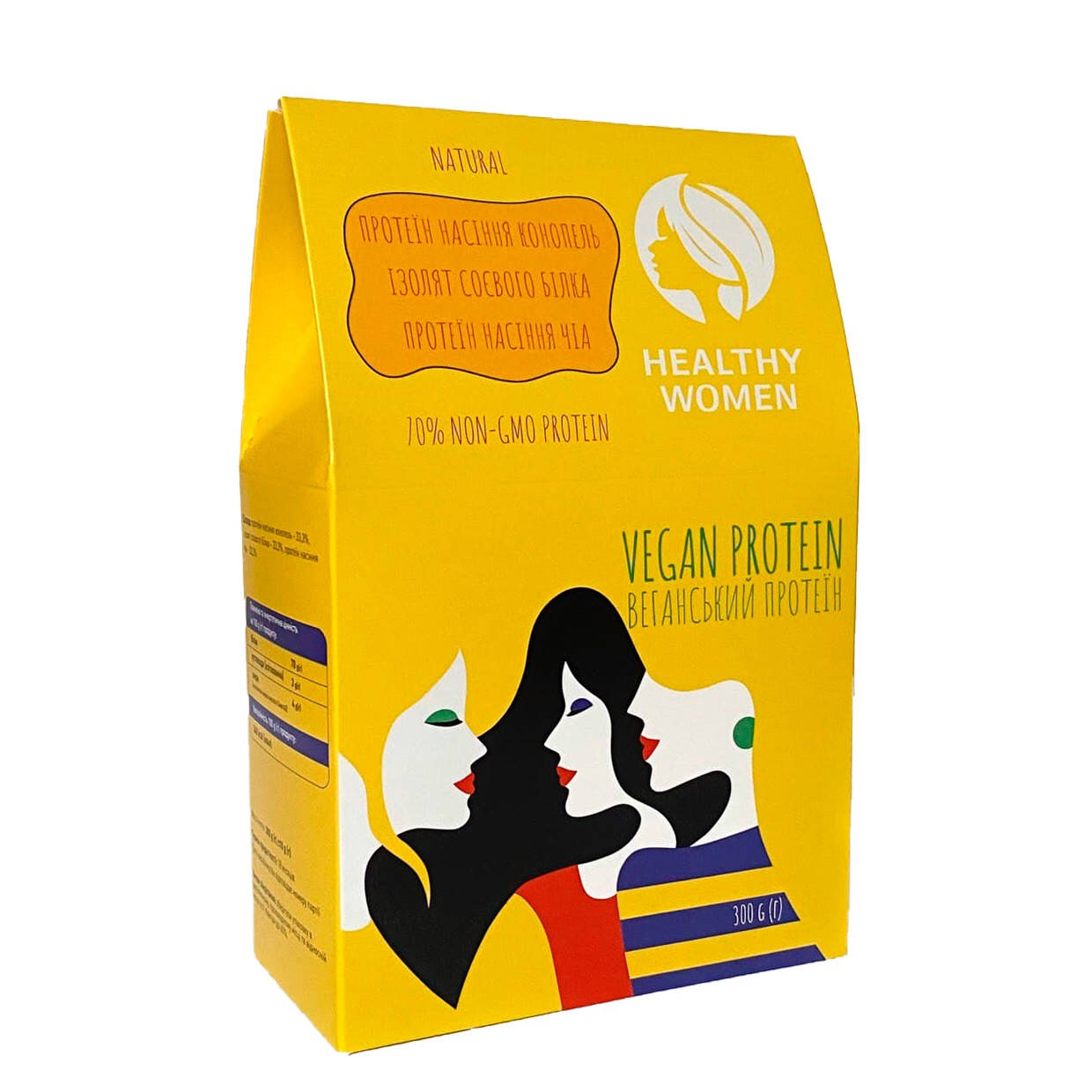 

Веганская протеиновая смесь тм «Healthy Women», 300г