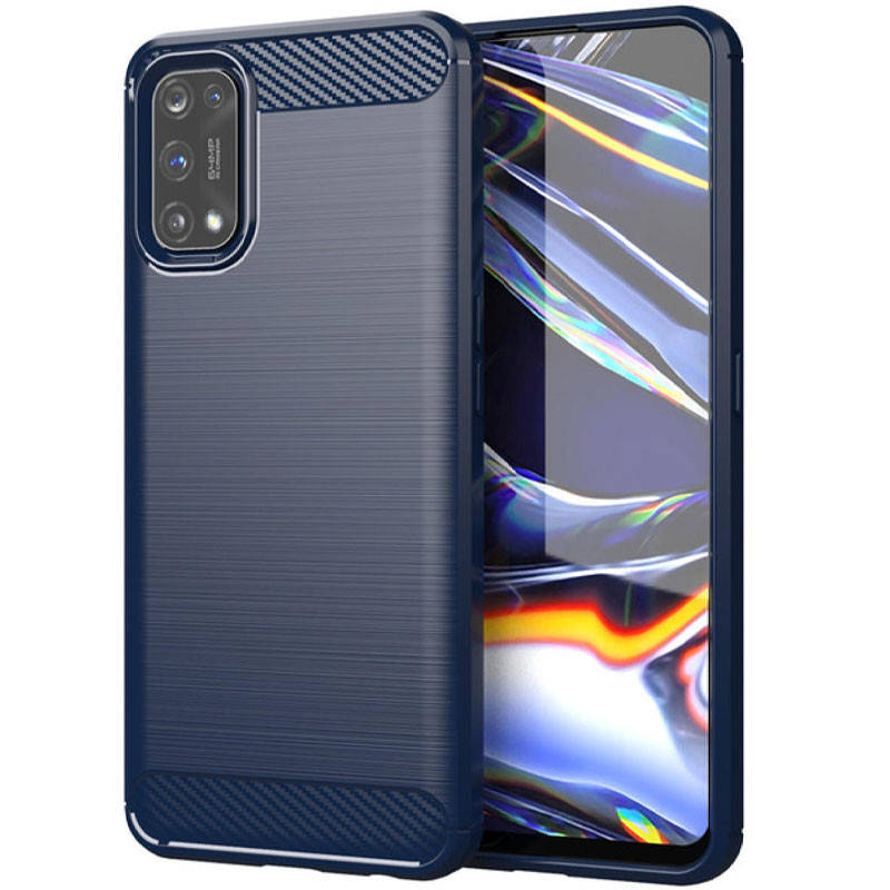 

TPU чехол накладка Urban для Realme 7 Pro (4 цвета) синий