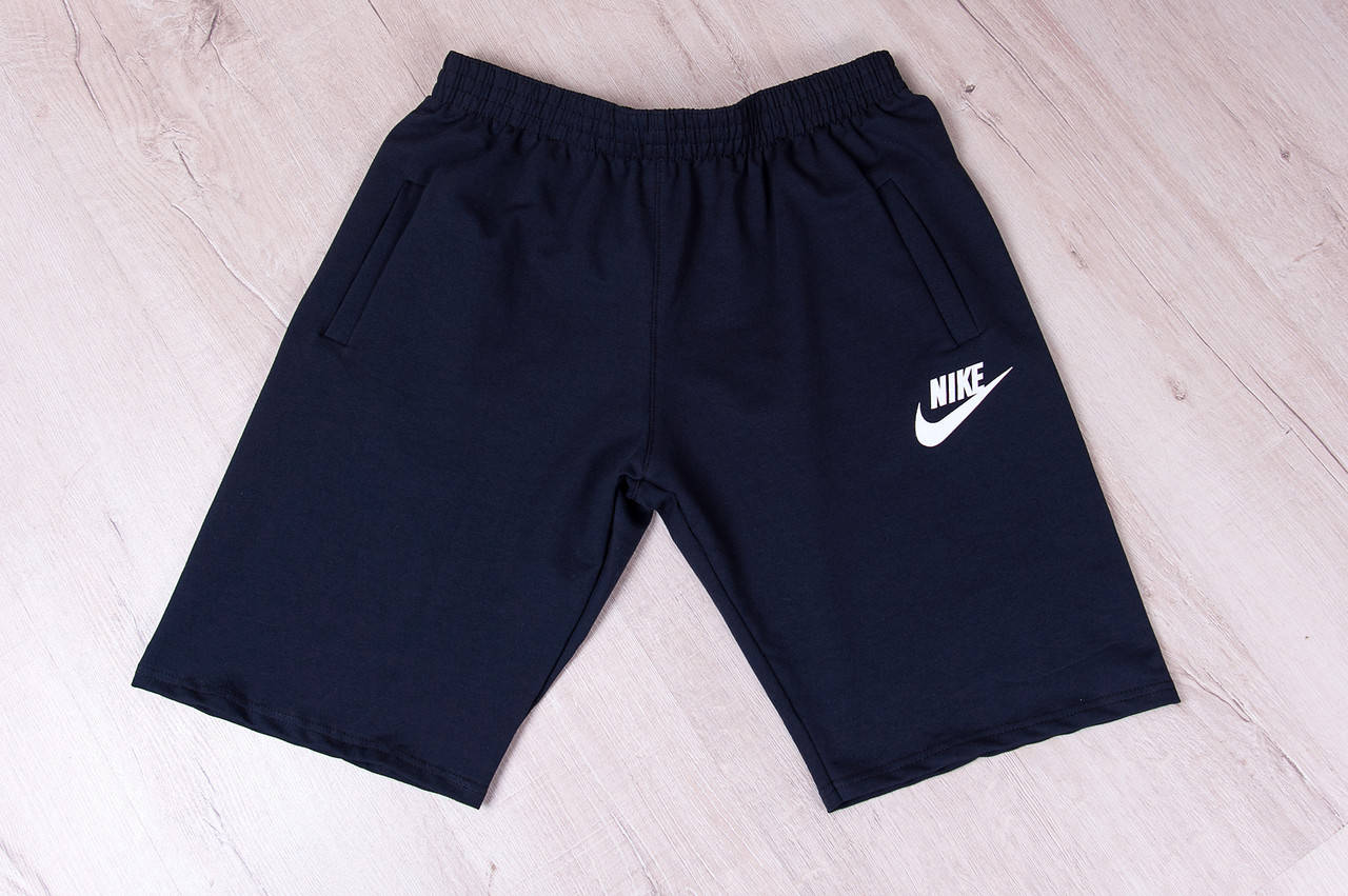 

Чоловічі трикотажні шорти NIKE великого розміру темно-синього кольору, Темно-синий