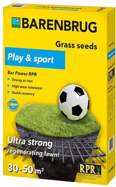 

Газонная трава Баренбруг BAR POWER RPR (универсально-спортивная), 1 кг