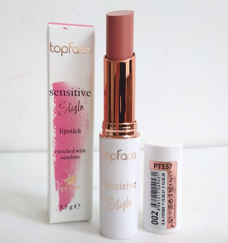 

Помада для губ матовая TopFace Sensitive Stylo № 002 Nude More