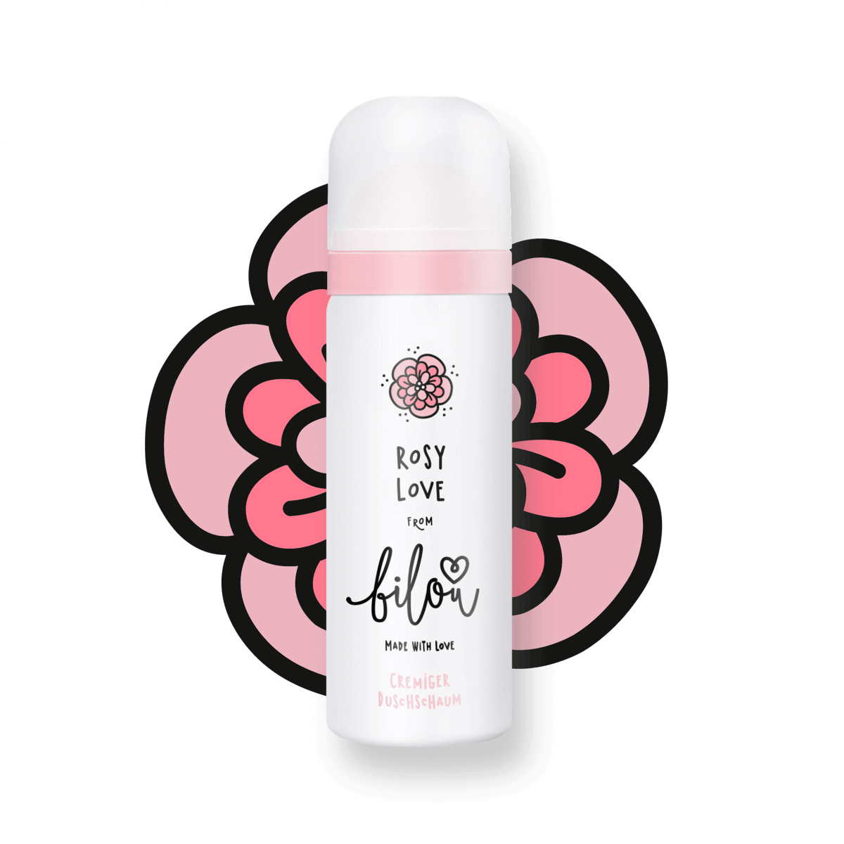 

Пена для душа Bilou ROSE LOVE mini 50ml