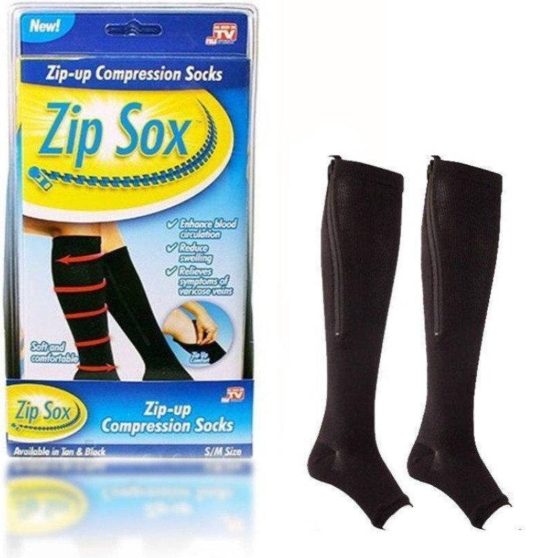 

Компрессионные гольфы на молнии Zip Sox ( S-M размер )! Хит продаж, Бежевый