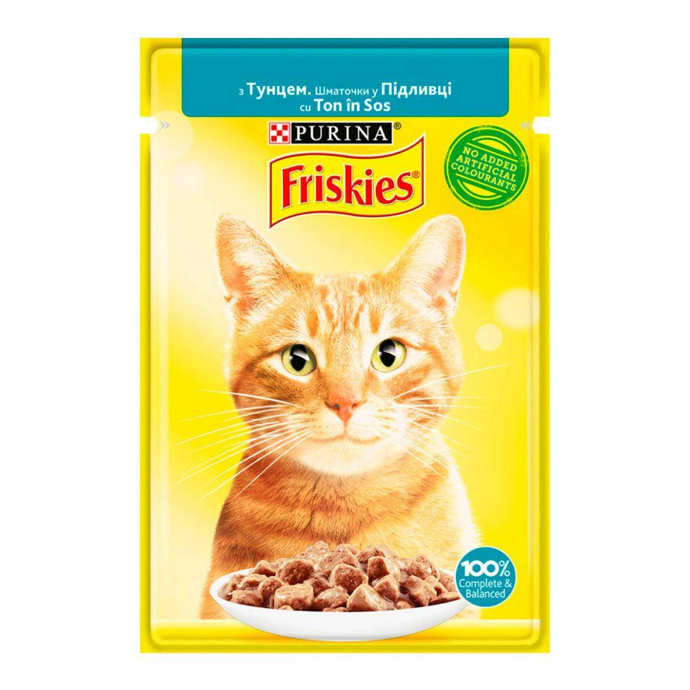 

Friskies шматочки у підливці з тунцем 85 г
