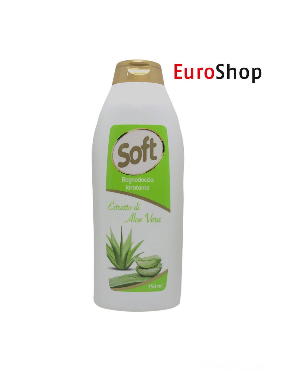 

Гель для душа Soft Estratto di Aloe Vera Алое Вера, 750 мл