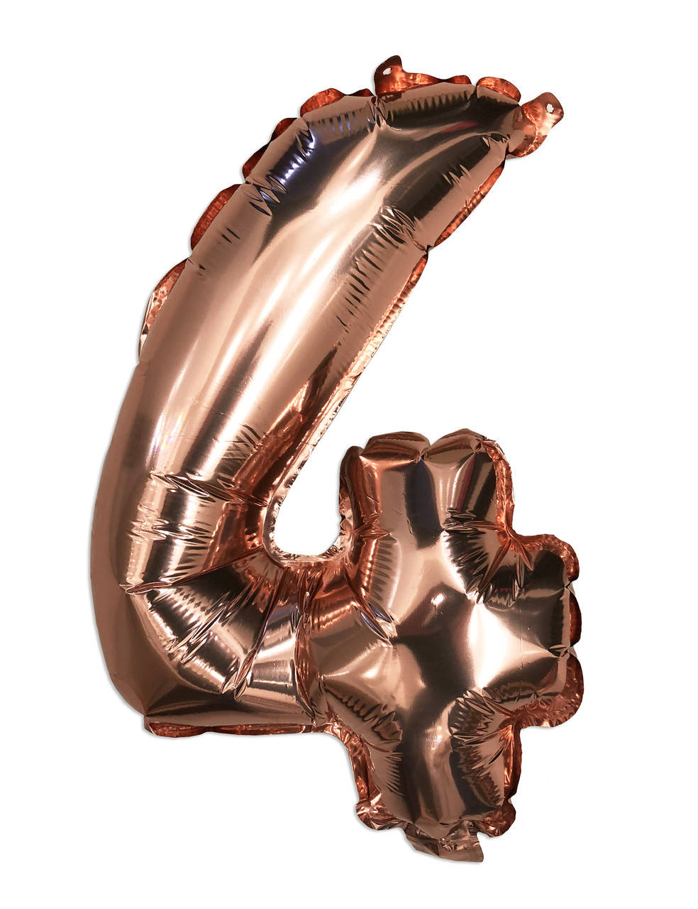 

Шар цифра 4 фольгированный розовое золото 35 см