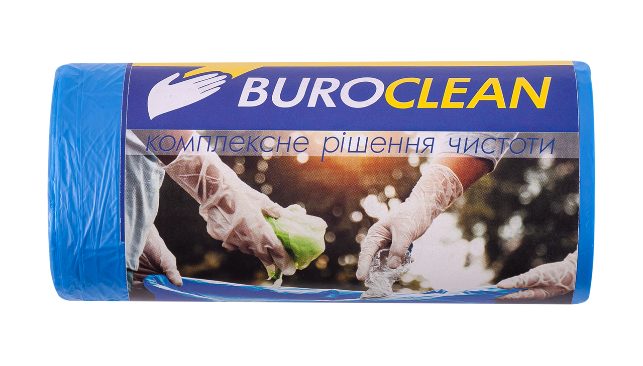 

/Пакеты для мусора 35л/50 шт синие 500х600мм 8мкм BuroClean EuroStandart