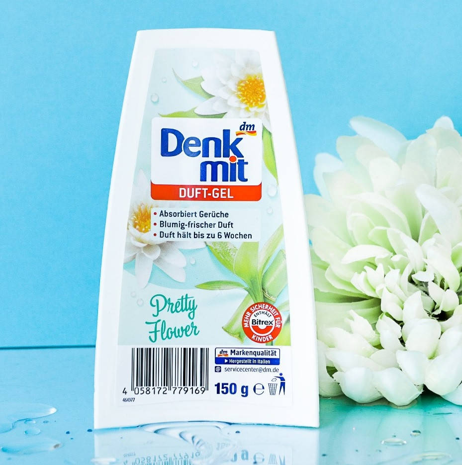 

DenkMit Duft-Gel Pretty Flower Гелевый освежитель воздуха Цветочный аромат 150 г