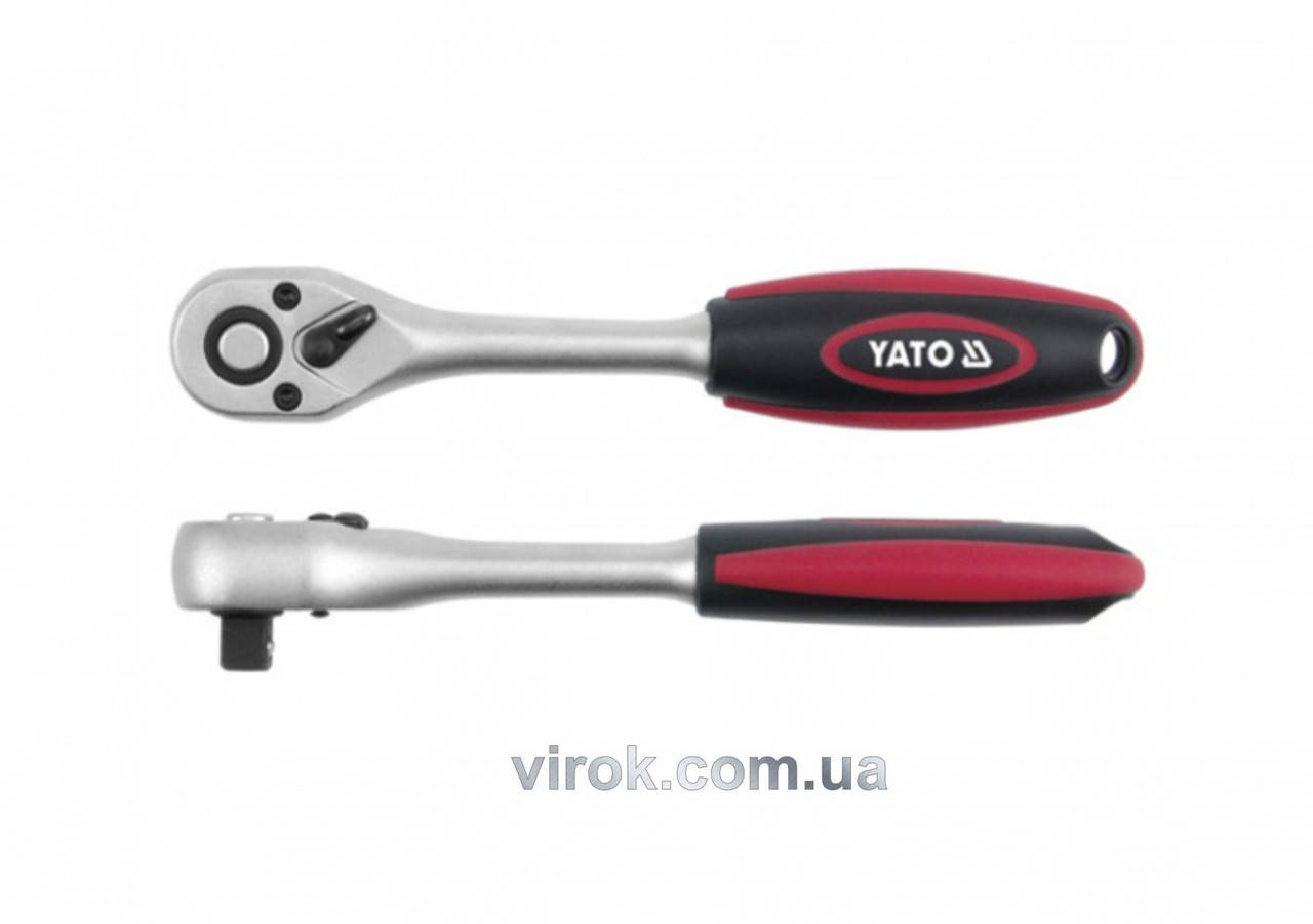 

Трещотка 3/8" YATO 197 мм 72 зубца YT-0323