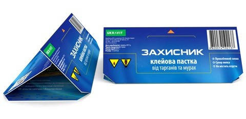 

Липкая ловушка для тараканов и муравьев,синяя, Укравит