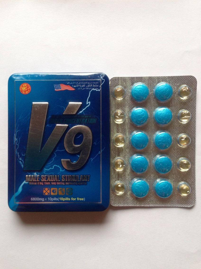 

Таблетки для повышения потенции Vigra V9 "Вигра V9" (10 табл.).