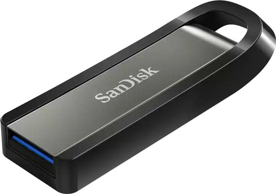 

USB флешка на 256 Гб . Флеш-накопитель SanDisk 256GB USB3.2 Gen. 1 Extreme GO 256GB Black-Silver, Черный