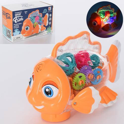 

Детская музыкальная игрушка рыбка, арт. YJ-3034, Разные цвета