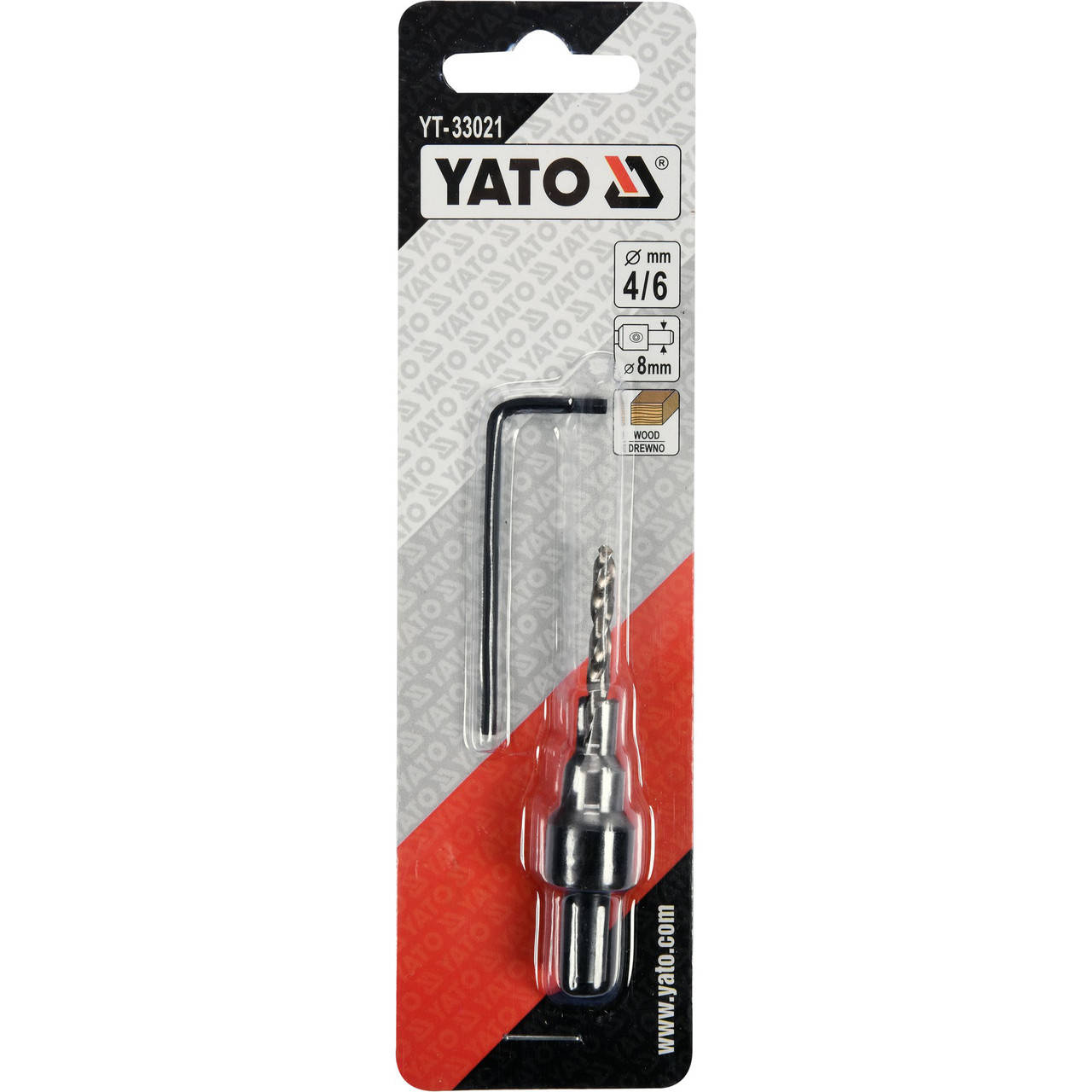 

Сверло конфирматное 4/6 мм YATO (YT-33021)