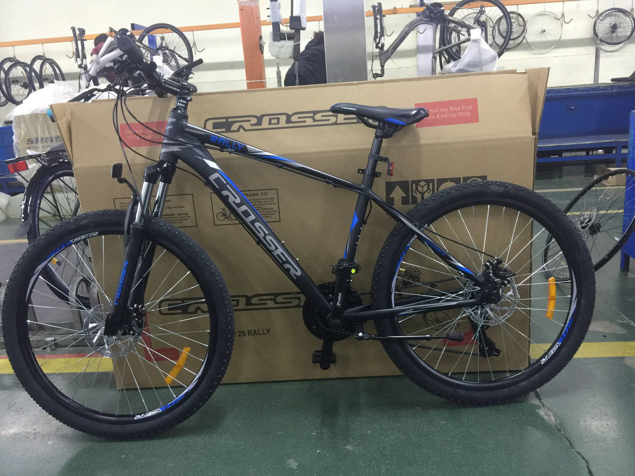 

Горный велосипед Crosser Raly 26" (рама 17), Черный