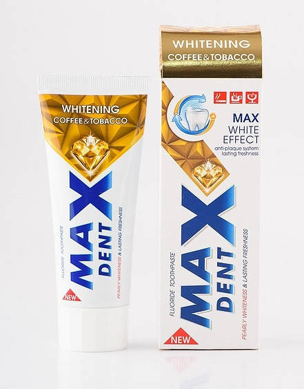 

MaxDent Зубная паста Whitening & Tabacсo (3 800 023 406 257)