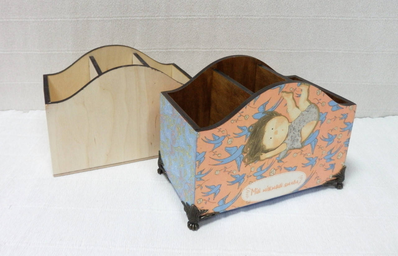 

Стакан канцелярский, 3 отделения, 18,5х10х13см