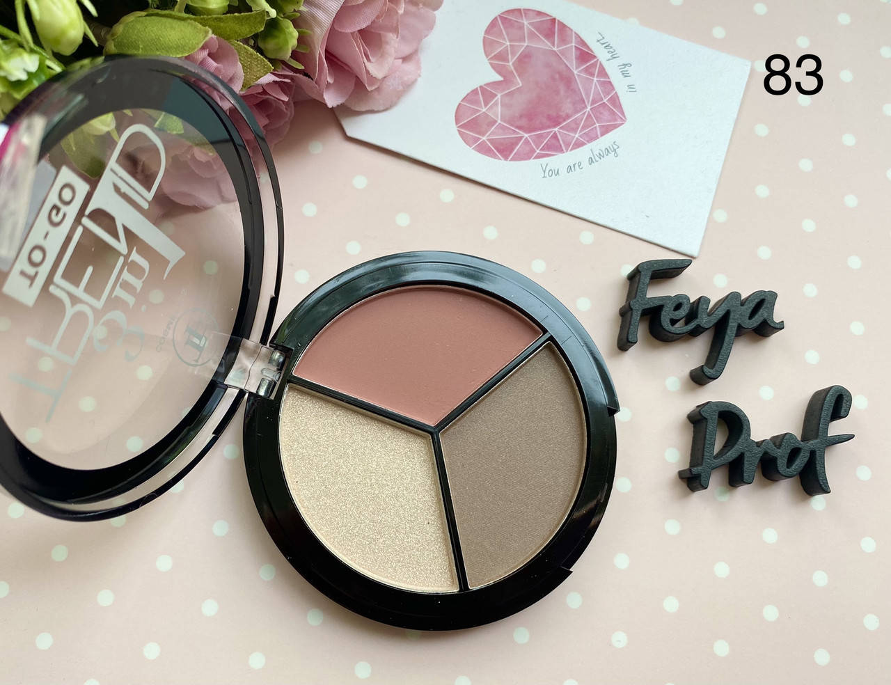 

Палетка для контуринга лица TF TREND TO-GO FACE CONTOURING PALETTE ТР18 #83