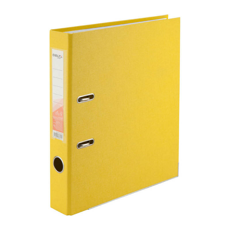 

Папка-регистратор Delta 5 см, желтая, Желтый
