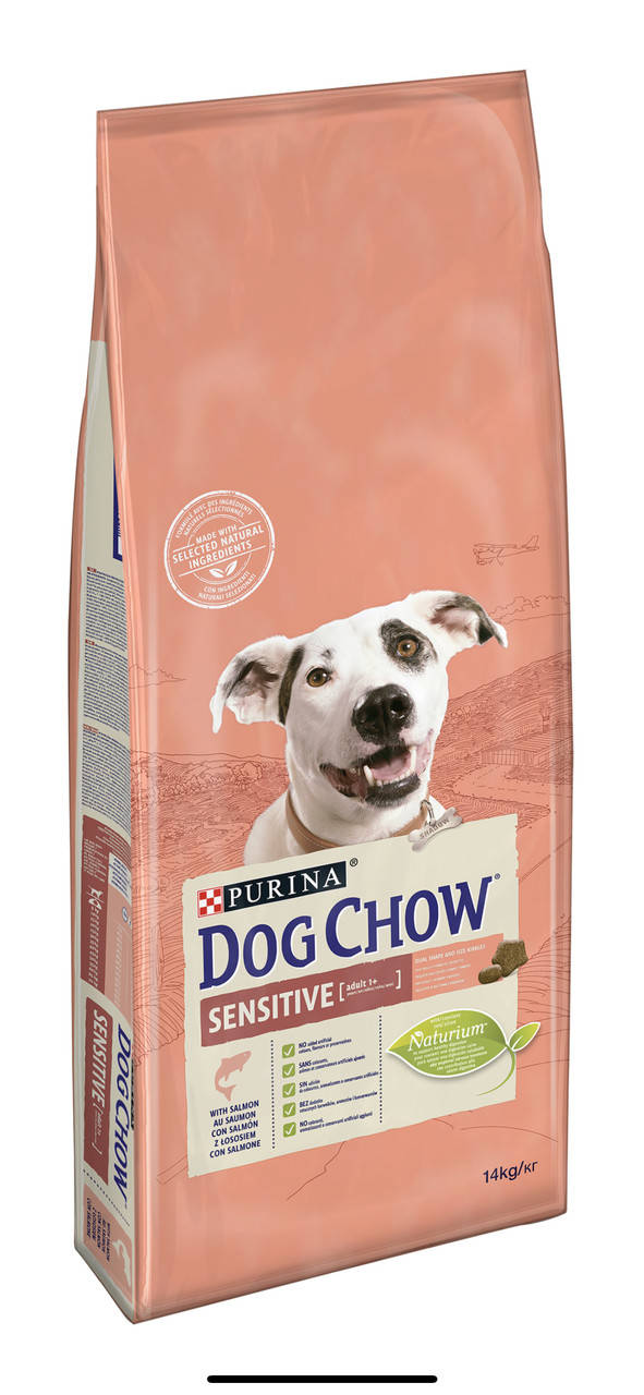 

Purina Dog Chow 14 кг для взрослых собак склонных к аллергии с лососем