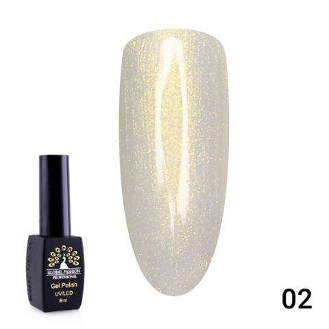 

Гель лак Global Fashion Жемчуг 02