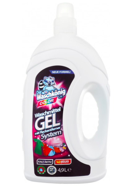 

Гель для стирки Waschkönig Color Gel 4,9 L 140 W для цветного белья