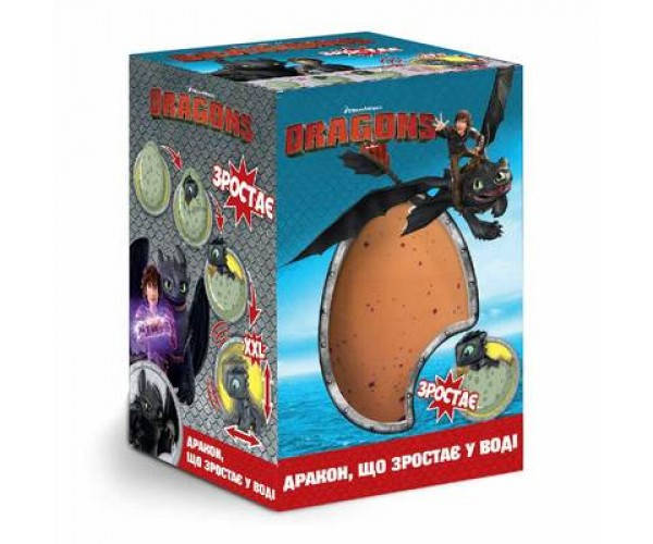 

Игрушка-сюрприз растущая Craze Mega Eggs DreamWorks Dragons в яйце (13328)