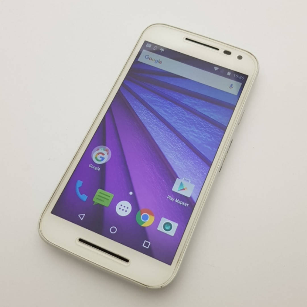 

Б.У. Смартфон Moto G3 (XT1550) 16GB White, Белый