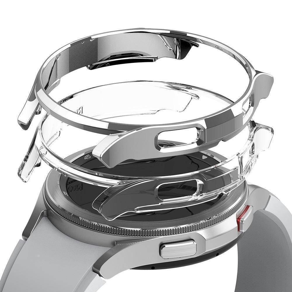 

Чехол Fusion Slim Clear + Chrome (2шт.) для Galaxy Watch 4 Classic 46mm (S58090RS)