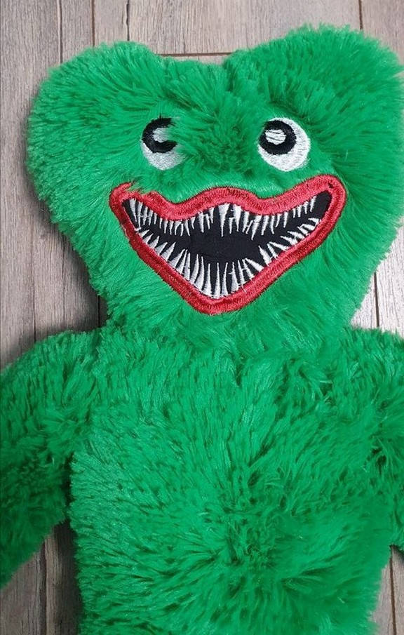 

Мягкая игрушка Хаги Ваги из видео игры Huggy Wuggy 60 см Зеленый, Зелёный