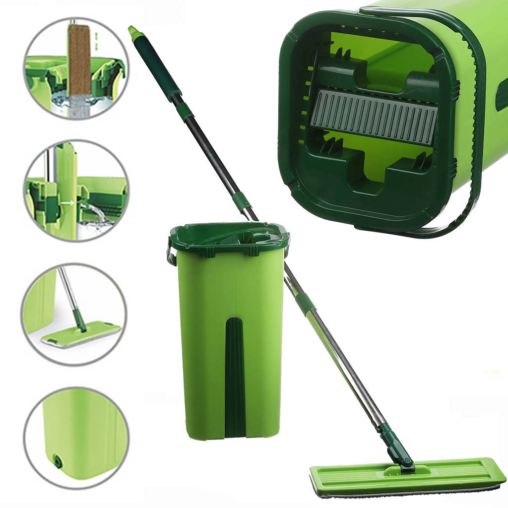 

Швабра с ведром STENSON автоматический отжим 15 х 13 х 34 см (MH-3554), Голубой