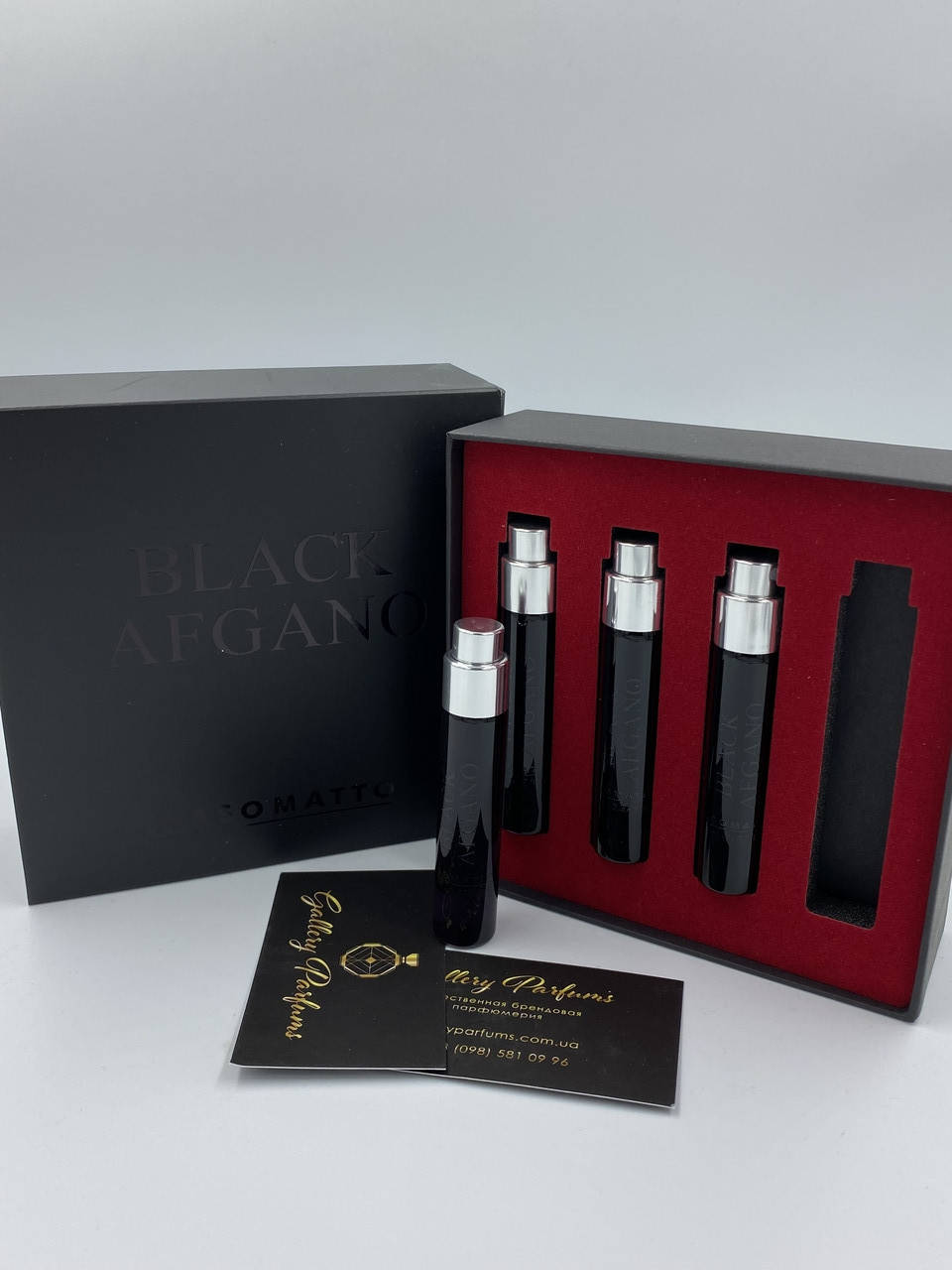 

Подарочный Набор Оригинал Nasomatto Black Afgano Eau De Parfum 4 × 11 ml Made in UAE