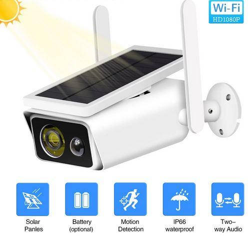 

Видеокамера для наблюдения WIFI IP уличная Solar ABQ-Q1