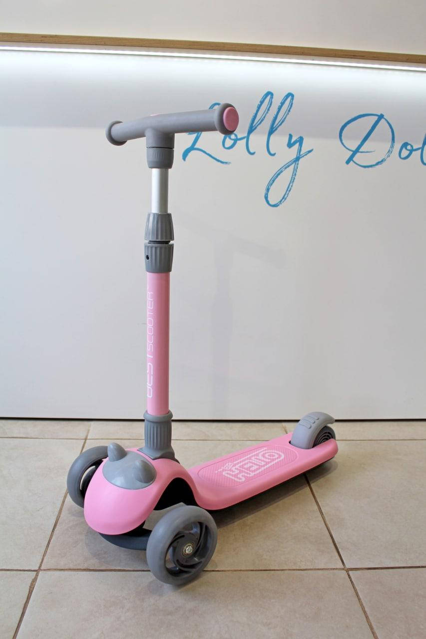 

Самокат трехколесный Best Scooter D складной Розовый