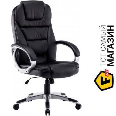 

Офисное кресло руководителя с высокой спинкой искусственная кожа GT Racer X-2852 Classic Black черный