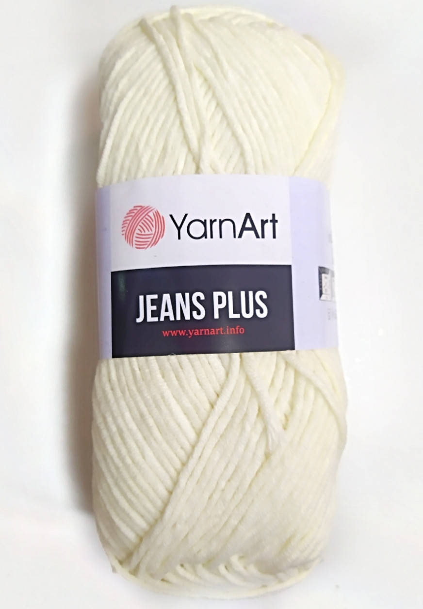 

YarnArt Jeans Plus, цвет молоко
