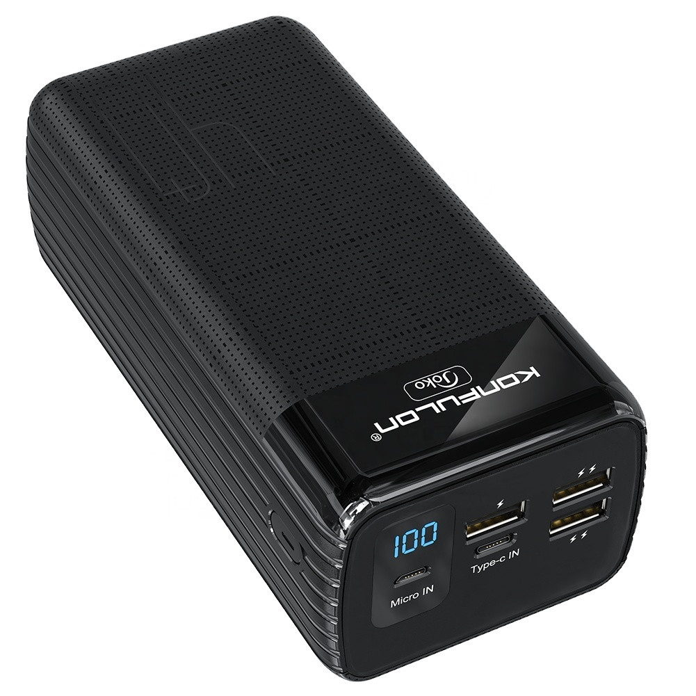 

Power Bank Konfulon A21s 40000mAh PD 15W 3 USB-выход ЖК-дисплей