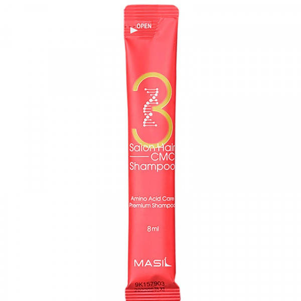 

MASIL 3 Salon Hair CMC Shampoo Восстанавливающий шампунь с аминокислотами стик 8 мл