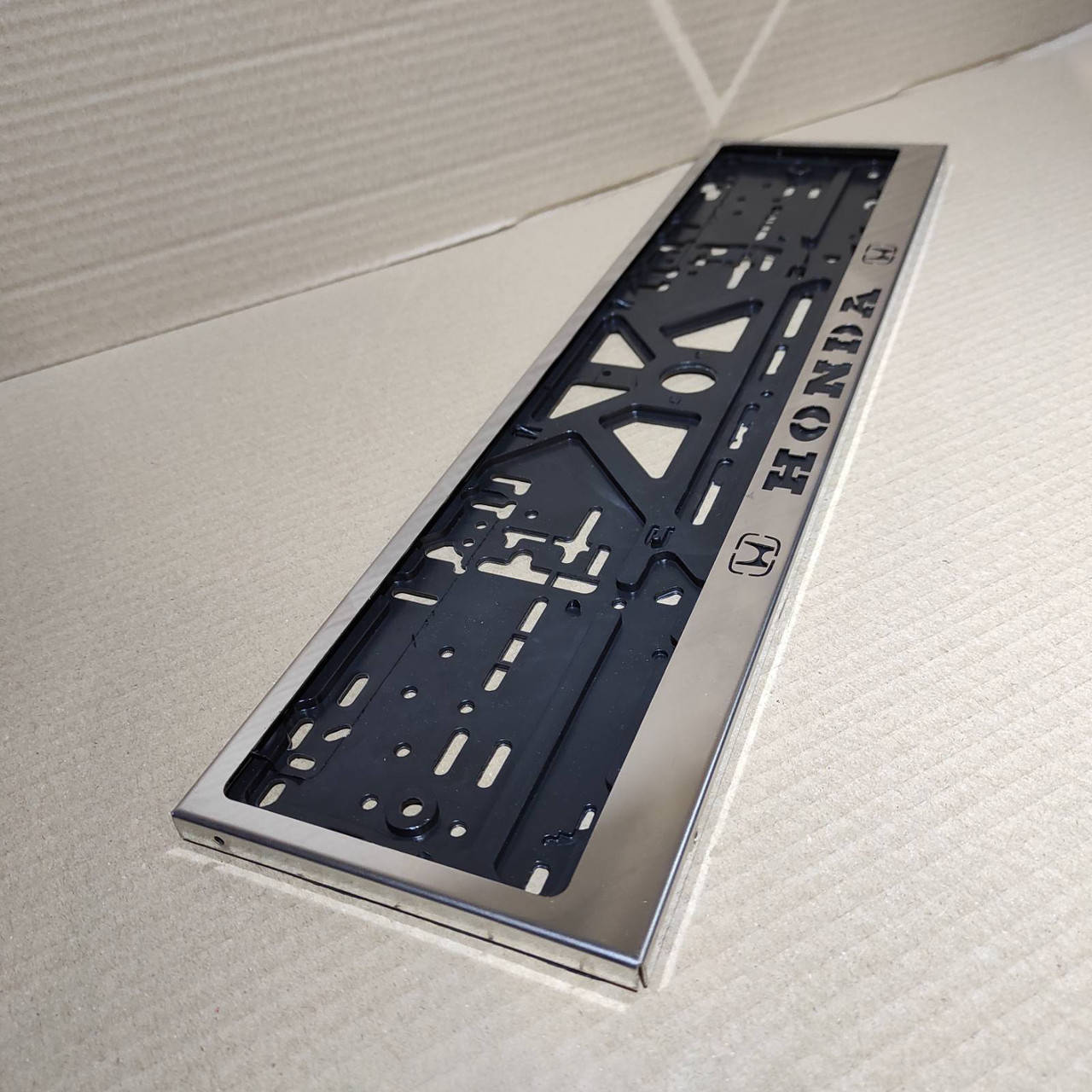 

Рамка для номера номерного знака из нержавейки нержавеющей стали с надписью Honda