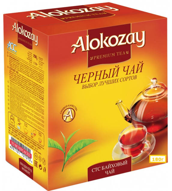 

Чай Алокозай СТС черный гранулированный 180 грамм