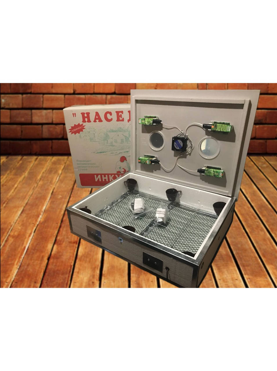 

ИНКУБАТОР БЫТОВОЙ "НАСЕДКА" ИБ-108 С АВТОМАТИЧЕСКИМ ПЕРЕВОРОТОМ