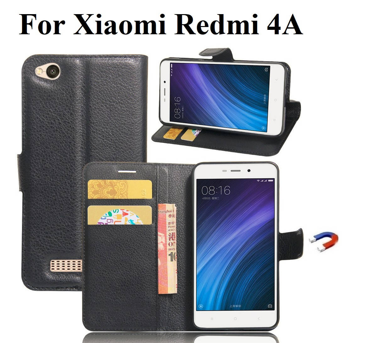 

Чехол книжка Wallet для Xiaomi Redmi 4A, Черный