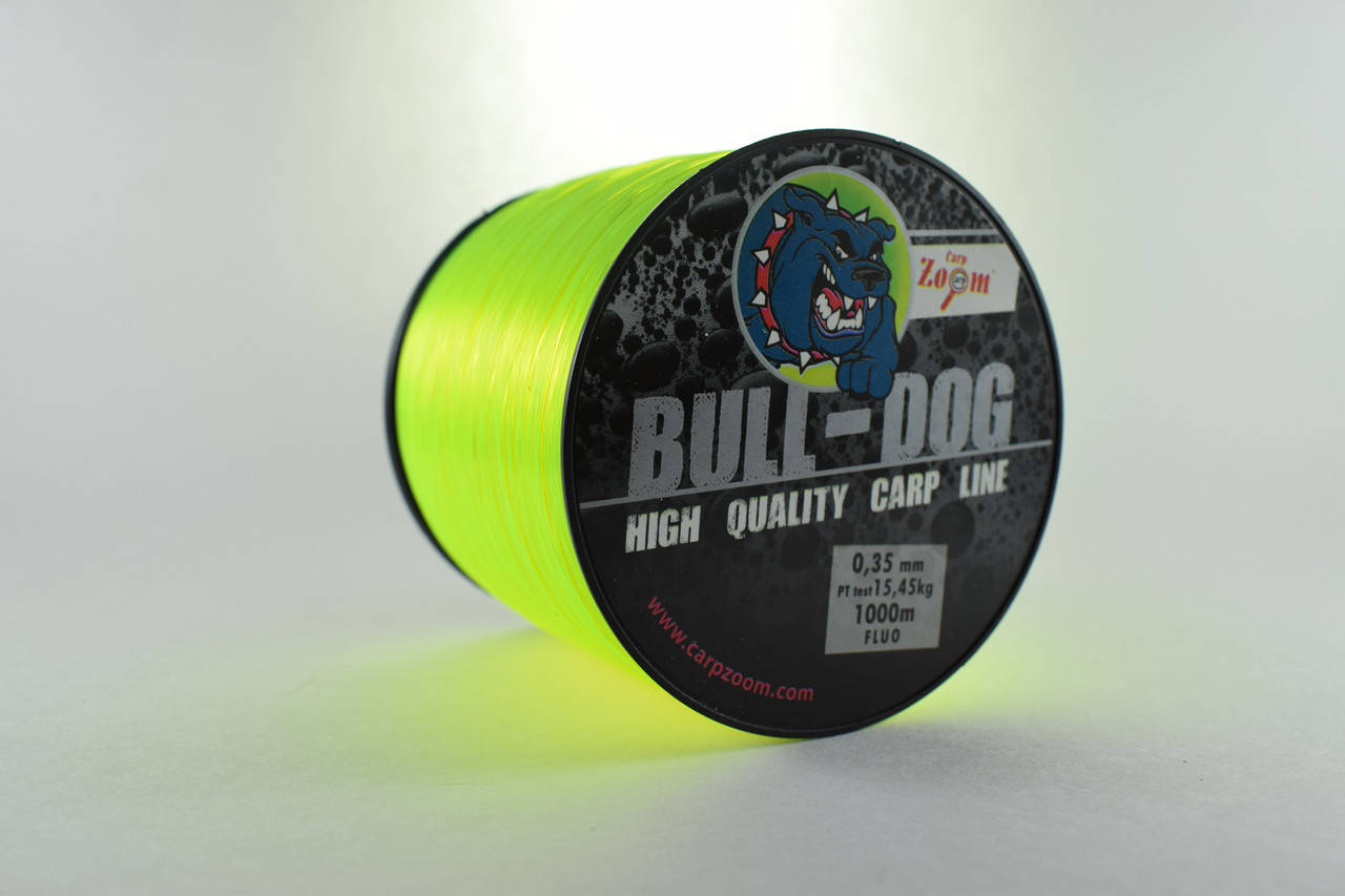 

Леска карповая Carp Zoom "Bull-Dog" (1000 м.) 0.35 мм., Салатовый