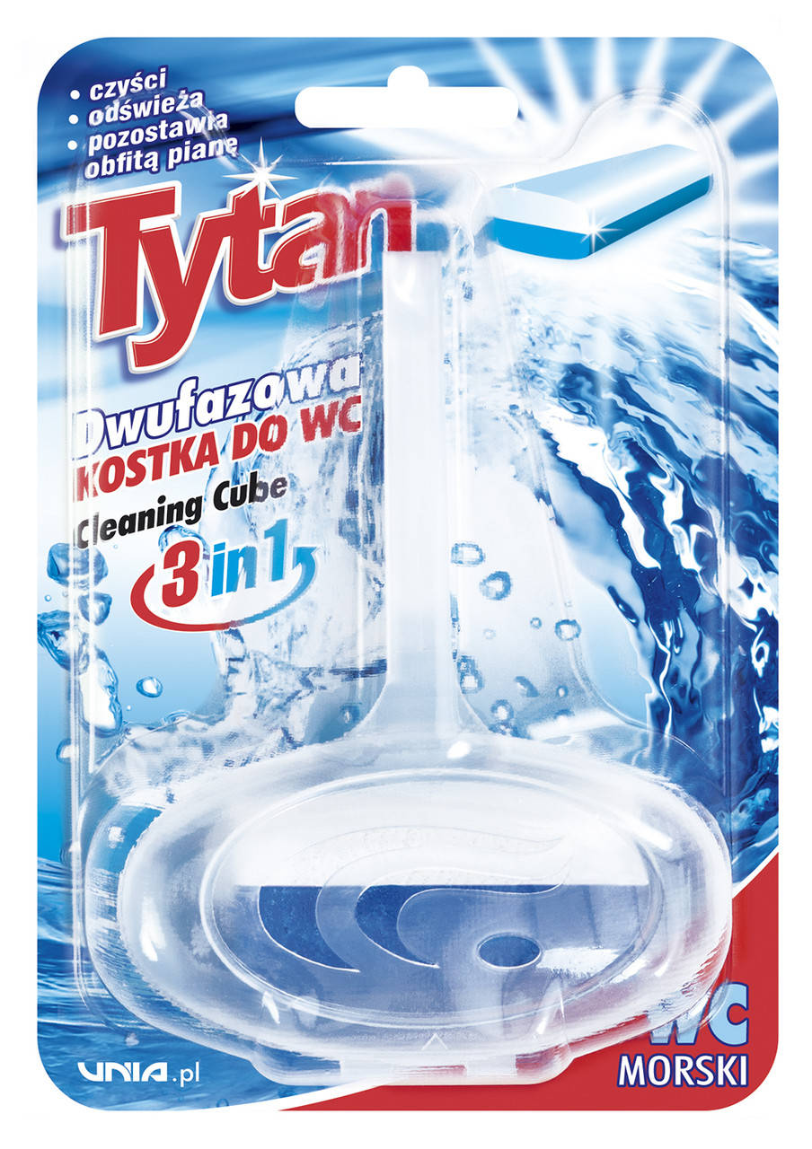 

Туалетный ароматизатор двухфазний Тytan Морской 40 гр корзинка